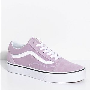 old skool lavender suede vans